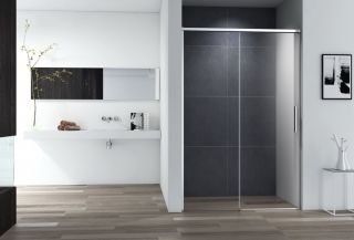 Душевая дверь CEZARES DUET SOFT-M-BF-1-110-C-Cr хром